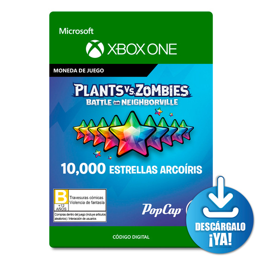 Plants vs Zombies Battle Neighborville Estrellas Arcoíris / 10000 monedas de juego digitales / Xbox One / Descargable Plants vs Zombies Battle Neighborville Estrellas Arcoíris / 10000 monedas de juego digitales / Xbox One / Descargable