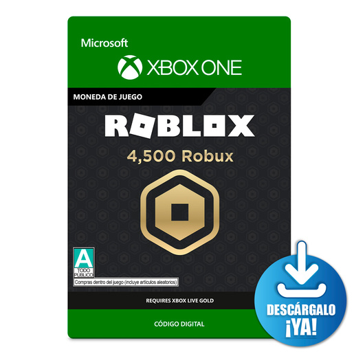 Roblox Robux / 4500 monedas de juego digitales / Xbox One / Descargable ...