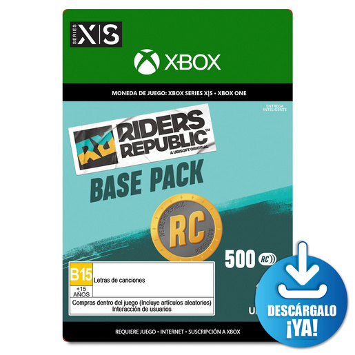 Riders Republic Base Pack RC / 500 monedas de juego digitales / Xbox Series X·S / Xbox One / Descargable