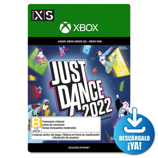 Just Dance 2022 / Juego digital / Xbox Series X·S / Xbox One / Descargable, Juegos Descargables, Xbox, Gamers y Descargables, Todas, Categoría
