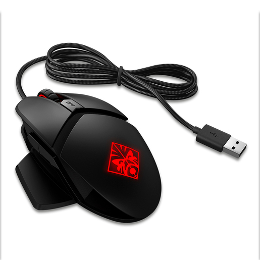 Mouse Gamer Alámbrico Hp Omen Reactor / Negro / USB
