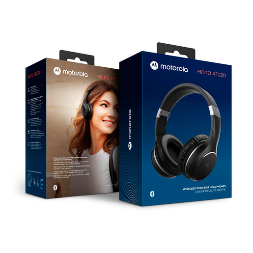 Audífonos Bluetooth Motorola Moto XT220 / On ear / Negro Audífonos Bluetooth Motorola Moto XT220 / On ear / Negro