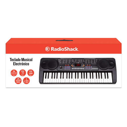 Piano Eléctrico RadioShack K 09 / 54 teclas / Negro 