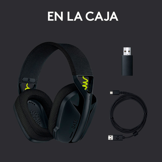 Audífonos Gamer Inalámbricos Logitech G G435 Lightspeed On Ear Negro Audífonos Gamer Inalámbricos Logitech G G435 Lightspeed On Ear Negro