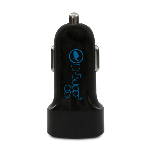 Cargador de Auto para Celular Carga Rápida DBugg / Negro / 2 USB