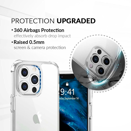 Funda Protectora para iPhone 13 Mini Azulo Defense / Transparente