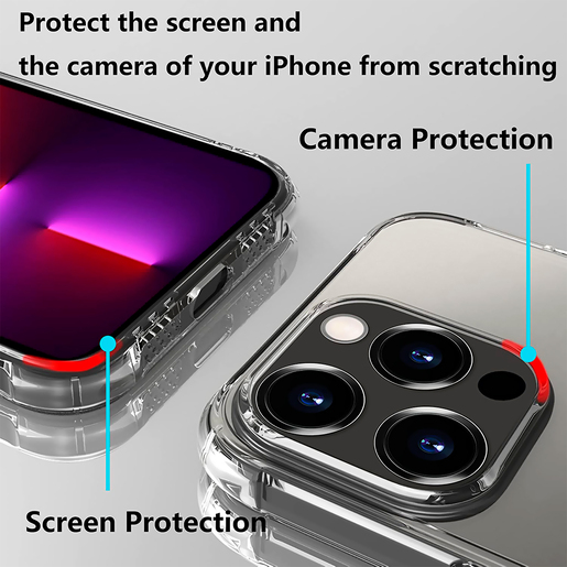 Funda Protectora para iPhone 13 Pro Azulo Defense / Transparente
