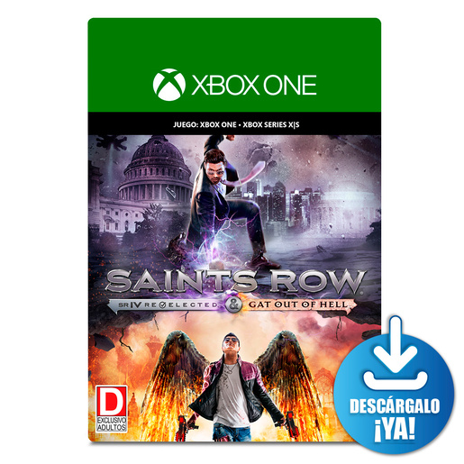 Saints Row Relected and Gat out of Hell / Juego digital /  Xbox Series X·S / Xbox One / Descargable Saints Row Relected and Gat out of Hell / Juego digital /  Xbox Series X·S / Xbox One / Descargable