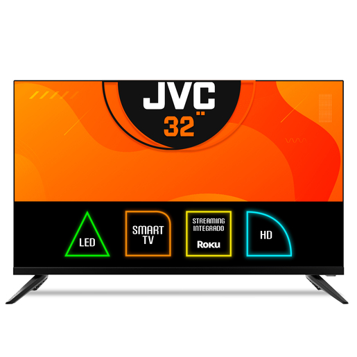 Pantalla JVC Smart Roku TV SI32URF 32 pulg. Led HD