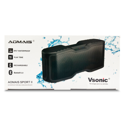 Bocina Bluetooth VSonic Aomais Sport / Negro