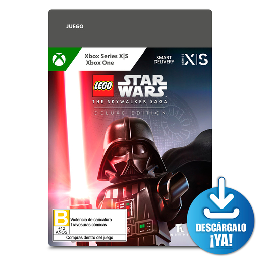 Lego Star Wars The Skywalker Deluxe Edition / Juego digital / Xbox Series X·S / Xbox One / Descargable Lego Star Wars The Skywalker Deluxe Edition / Juego digital / Xbox Series X·S / Xbox One / Descargable