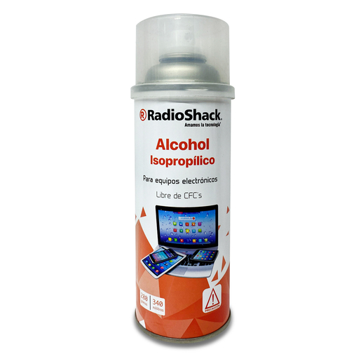 Alcohol Isopropílico para Electrónicos RadioShack / 340 ml 