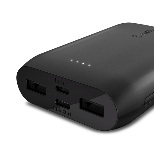 Power Bank Belkin F8J267BTBLK / Negro / 10000 mAh  Power Bank Belkin F8J267BTBLK / Negro / 10000 mAh