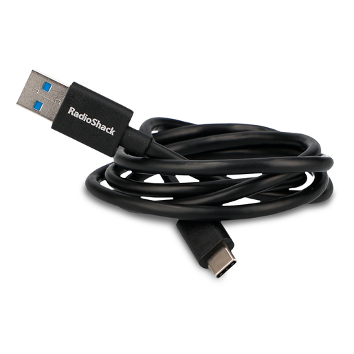 Cable de Carga USB Tipo C RadioShack 1 m Plástico Cable de Carga USB Tipo C RadioShack 1 m Plástico