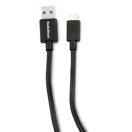 Cable de Carga USB Tipo C RadioShack 1 m Plástico Cable de Carga USB Tipo C RadioShack 1 m Plástico