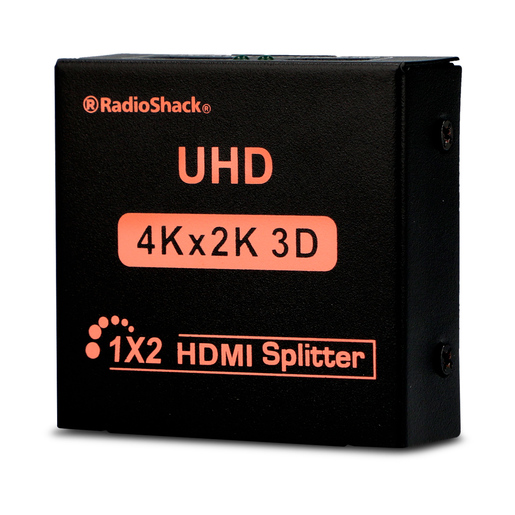 Divisor de Señal 2 HDMI Splitter HY02 RadioShack / Negro
