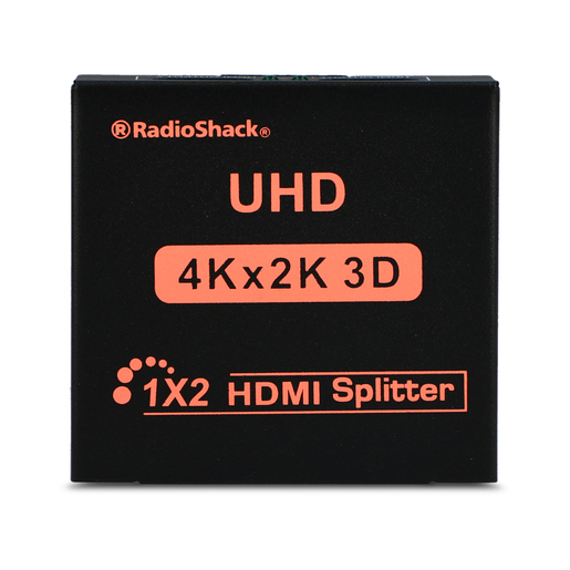 Splitter HDMI 4k RadioShack 2 Canales Negro Splitter HDMI 4k RadioShack 2 Canales Negro