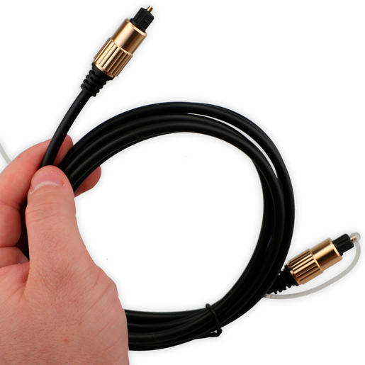 Cable para Audio Digital de Fibra Óptica CE29 RadioShack 3 m Plástico