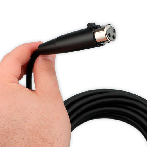 Cable para Micrófono Jack Cannon RadioShack 7.2m Negro Cable para Micrófono Jack Cannon RadioShack 7.2m Negro