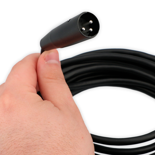 Cable para Micrófono Jack Cannon RadioShack 7.2m Negro Cable para Micrófono Jack Cannon RadioShack 7.2m Negro