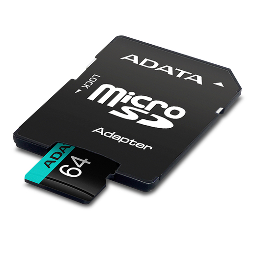 Memoria Micro SD con Adaptador Adata Premier Pro Clase 10 / SDXC / 64 gb 