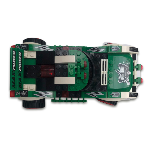 Carro Racing Armable Imori Kits / 16 x 7 x 8 cm / 128 piezas / Verde 