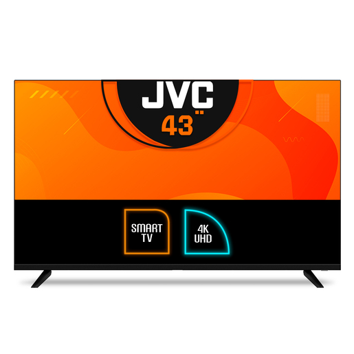 Televisor 43 pulgadas JVC con resolución UHD 4K UltraHD, Dolby Vision
