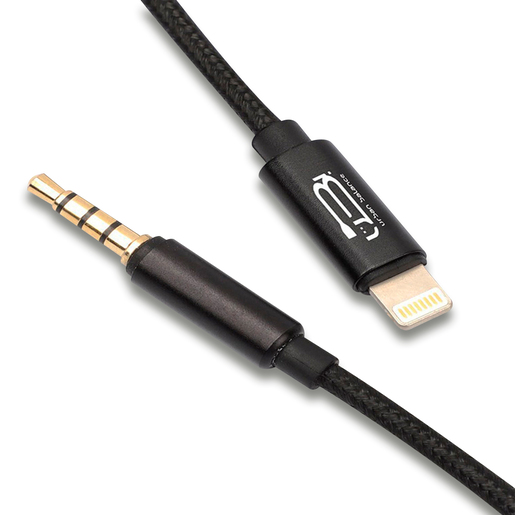 Cable Auxiliar a Lightning USB Urban Balance / 1 m / Negro