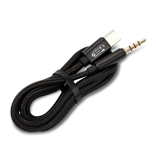 Cable Auxiliar a Tipo C a 3.5 mm Urban Balance 1 m Negro Cable Auxiliar a Tipo C a 3.5 mm Urban Balance 1 m Negro