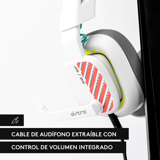 Audífonos Gamer Alámbricos Astro A10 2da Generación / Ps5 multiplataforma / Blanco