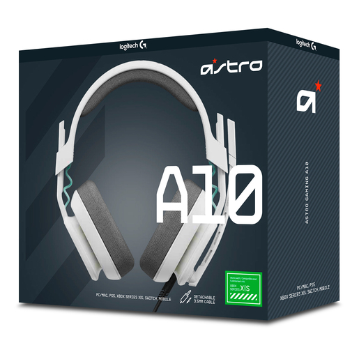 Audífonos Gamer Alámbricos Astro A10 2da Generación / Xbox X·S multiplataforma / Blanco