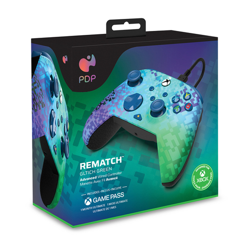 Control Alámbrico PDP Gaming Glitch / Xbox One / Xbox Series X·S / Verde 