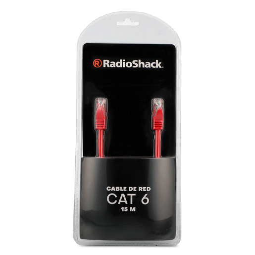 Cable de Red Ethernet RadioShack 15 m Cat 6