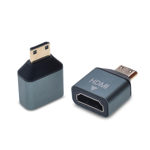 Adaptador HDMI a Mini HDMI UB / Gris  Adaptador HDMI a Mini HDMI UB / Gris