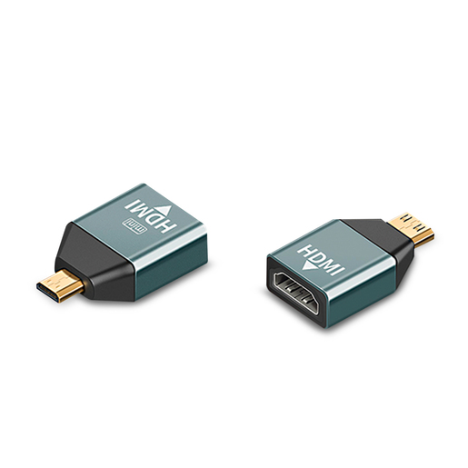 Adaptador HDMI a Mini HDMI UB / Gris  Adaptador HDMI a Mini HDMI UB / Gris