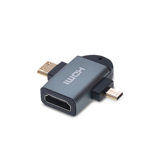 Cable HDMI con Adaptador de Mini y Micro HDMI