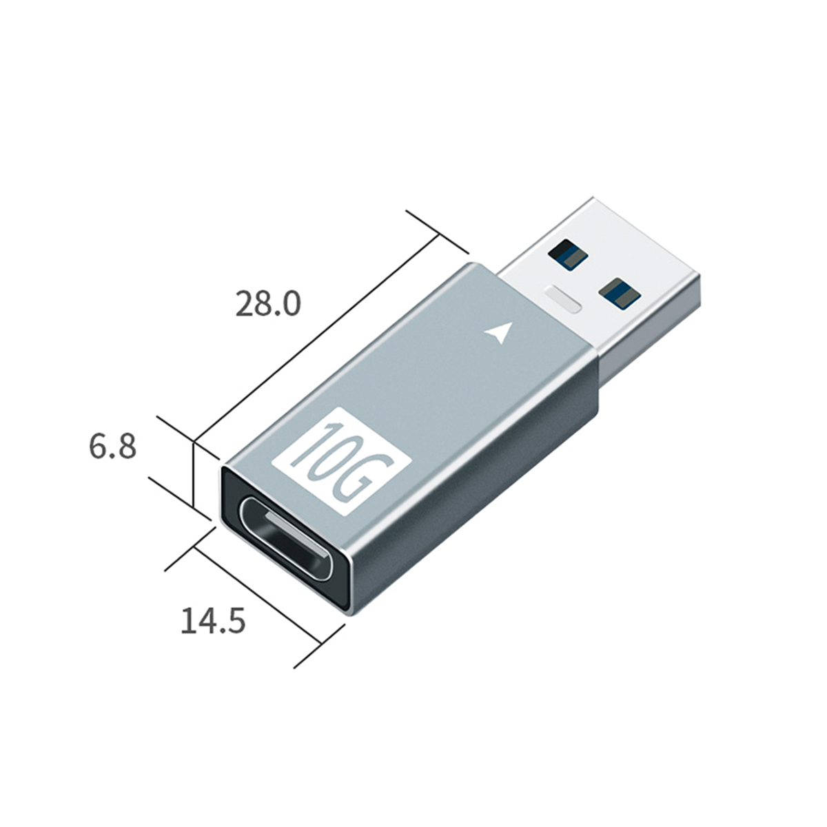 Adaptador USB C 3.1 a USB A - Cyma Informática