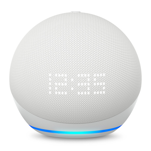 Amazon Echo Dot Alexa con Reloj 5ta Generación / Blanco Amazon Echo Dot Alexa con Reloj 5ta Generación / Blanco