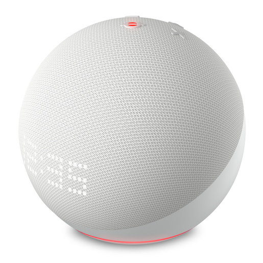 Amazon Echo Dot Alexa con Reloj 5ta Generación / Blanco Amazon Echo Dot Alexa con Reloj 5ta Generación / Blanco