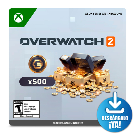 Overwatch 2 500 Coins Xbox One/Series X·S Descargable