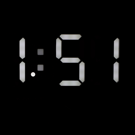 Reloj Despertador 3D RadioShack LED Blanco Reloj Despertador 3D RadioShack LED Blanco