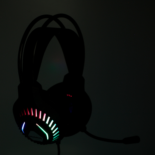 Audífonos Gamer Alámbricos RadioShack Luminiscencia RGB Negro Audífonos Gamer Alámbricos RadioShack Luminiscencia RGB Negro