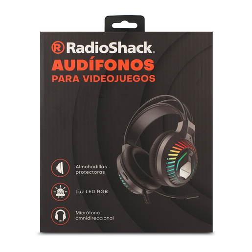 Audífonos Gamer Alámbricos RadioShack 3.5 mm GM 8 Negro