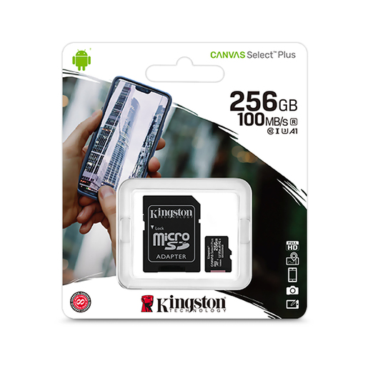 Tarjeta Micro SD Kingston Clase 10 256 gb