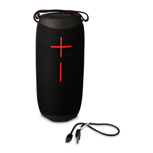 Bocina Inalámbrica RadioShack Luces LED Negro Bocina Inalámbrica RadioShack Luces LED Negro