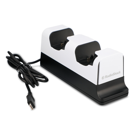 Cargador Alámbrico Doble para Controles de PS5 MW-PS502 RadioShack Cargador Alámbrico Doble para Controles de PS5 MW-PS502 RadioShack