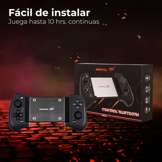 Control para Celular Bluetooth Immortal Negro Control para Celular Bluetooth Immortal Negro