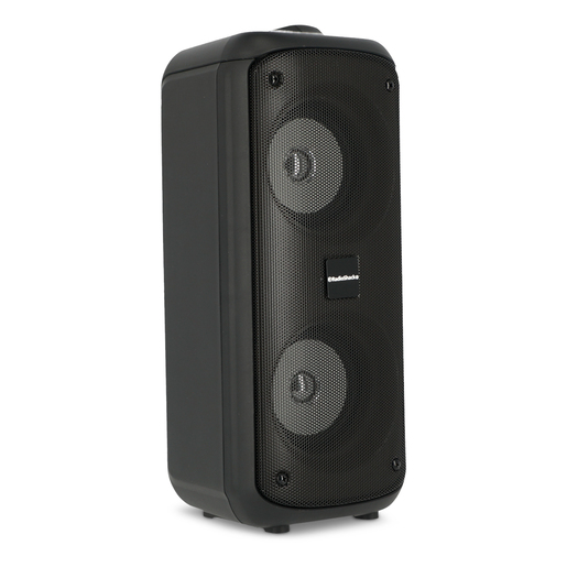 Bafle Doble Recargable RadioShack 4 pulg. Bluetooth USB Luz Frontal Flama