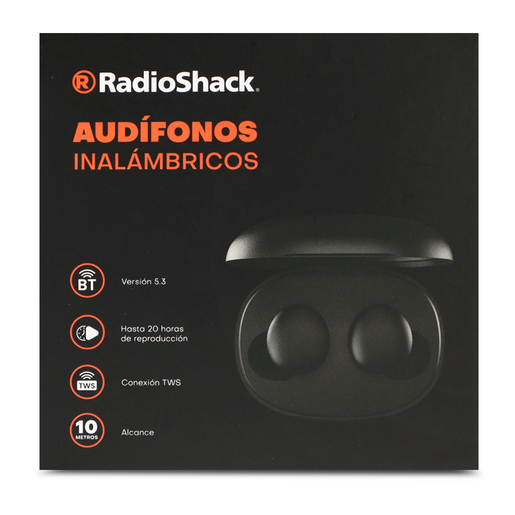 Audífonos Inalámbricos ED02 RadioShack Negro