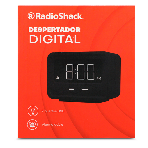 Despertador Digital CA-14 RadioShack USB